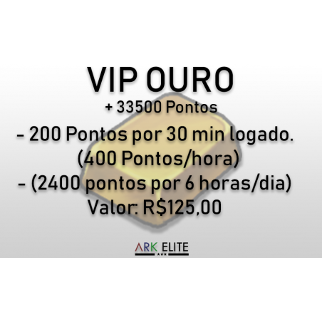 PROMO - VIP Ouro 30 dias + 37.000 Pontos