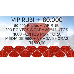 VIP RUBY 30 DIAS + 80.000...